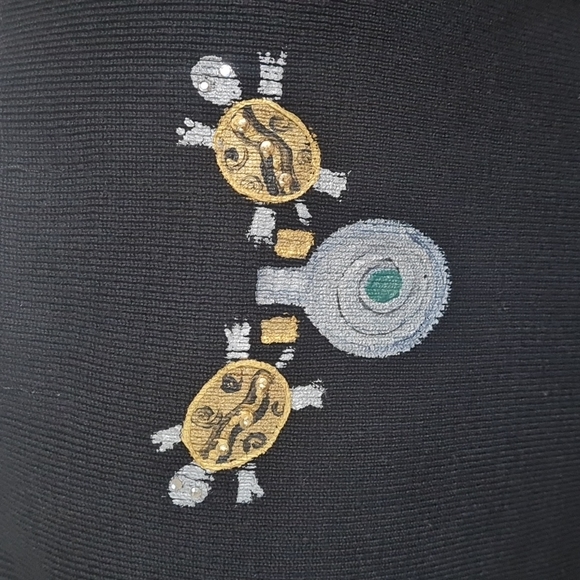 Turtle wareble  art hand painted Cardigan size Medium - Picture 13 of 17